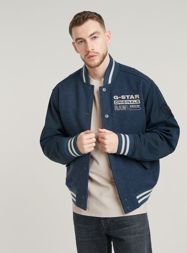 Varsity Wool Bomber